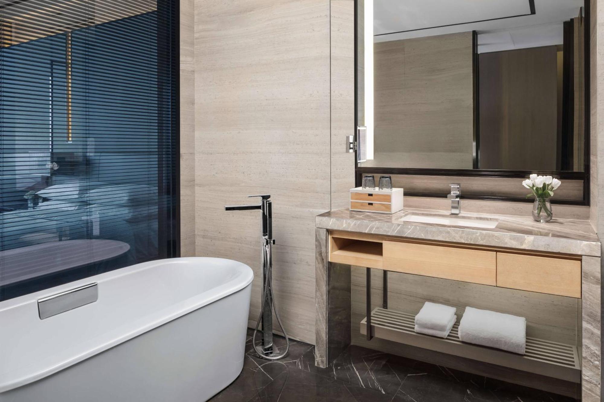 Marriott Nanjing South Hotel Exterior foto