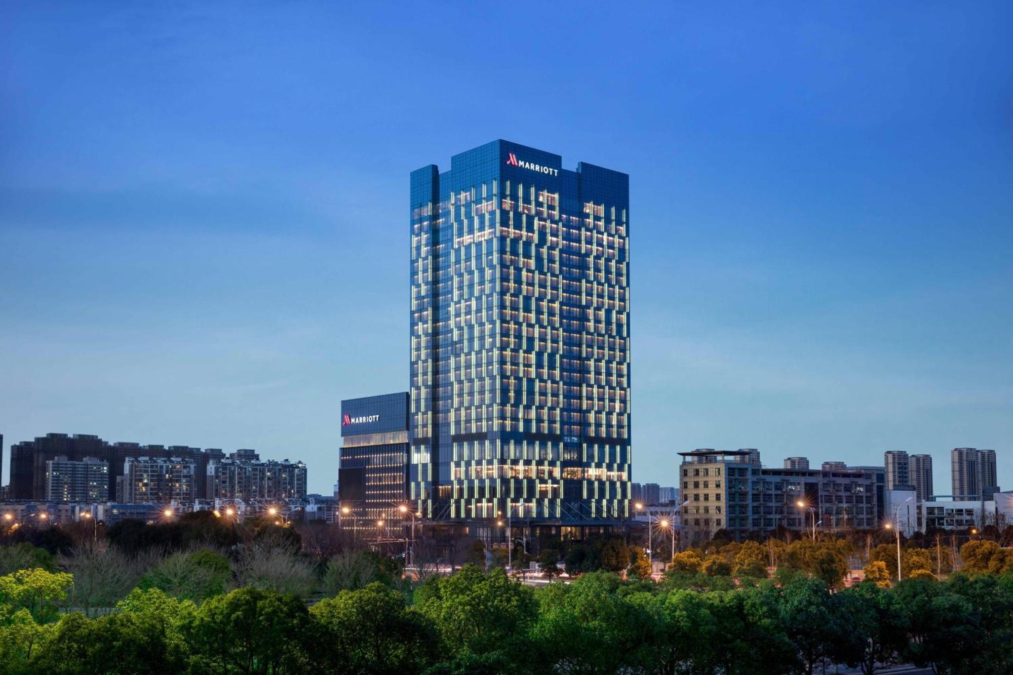 Marriott Nanjing South Hotel Exterior foto