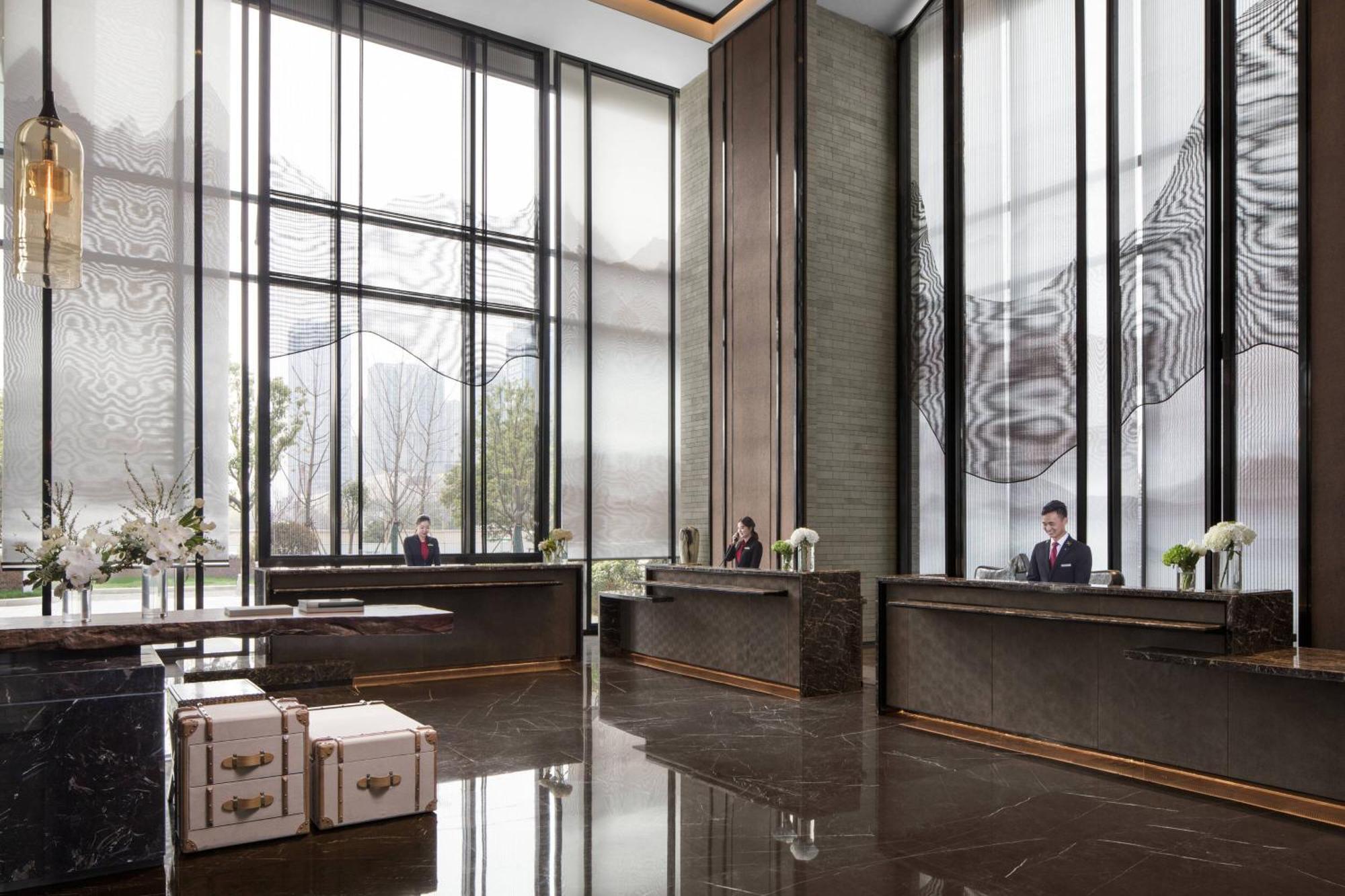 Marriott Nanjing South Hotel Exterior foto