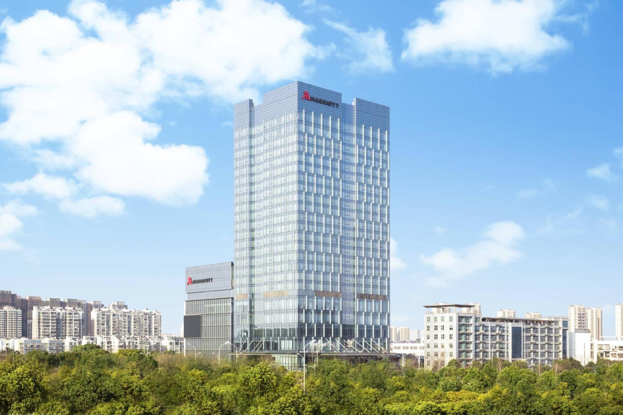 Marriott Nanjing South Hotel Exterior foto