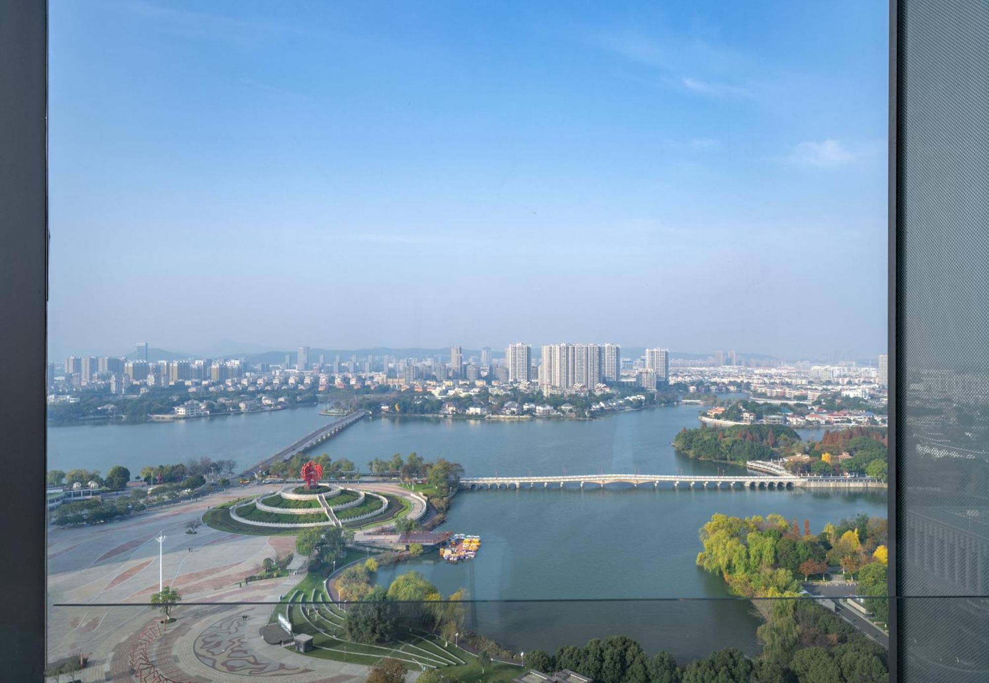 Marriott Nanjing South Hotel Exterior foto